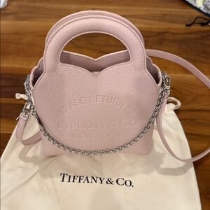 Tiffany & Co. Blush Pink Mini Bag with Silver Chain